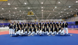 承示范团助力中国.成都2019第十八届世界警察和消防员运动会跆拳道项目