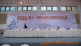 承示范团助力2020年第十一届巴蜀武术国际交流大会